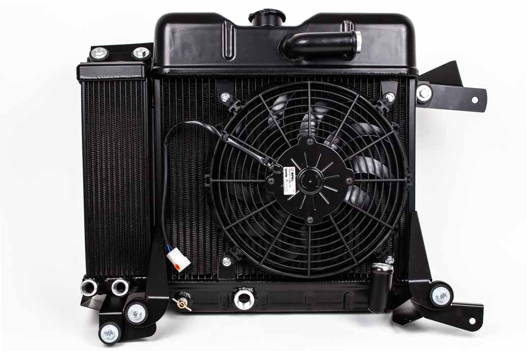 Conversion kit GTA high performance radiator aluminium + oil complete set for Alfa Type 105