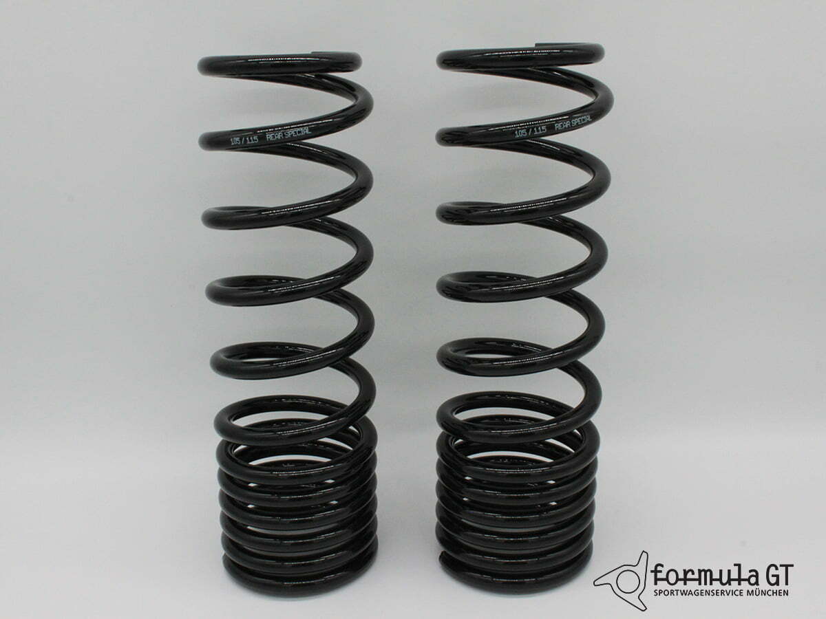 Rear suspension spring per piece